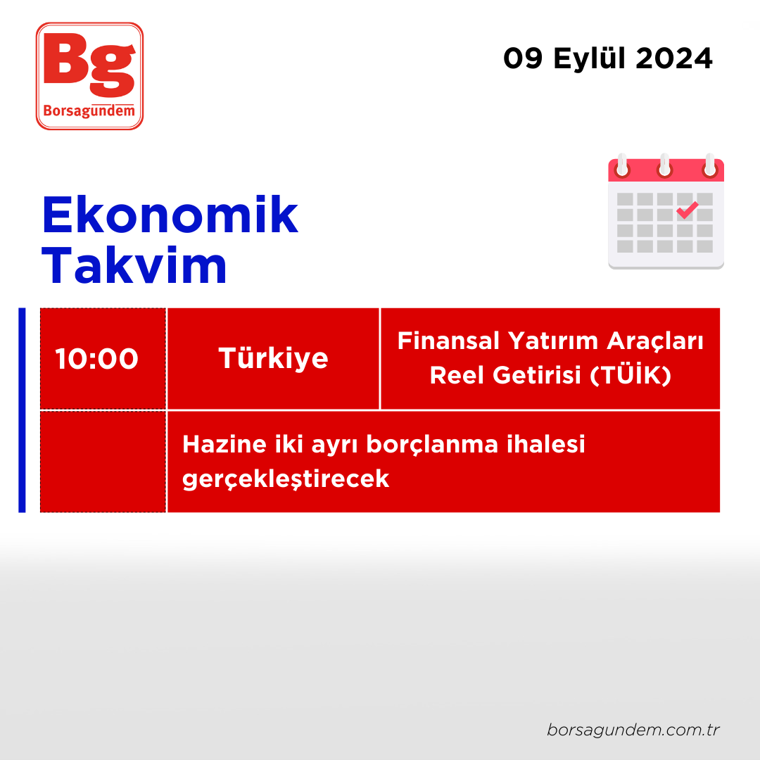 09092024 Ekonomik Takvim