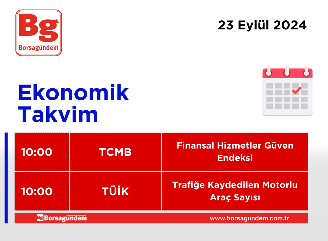 Ekonomik Takvim 23092024