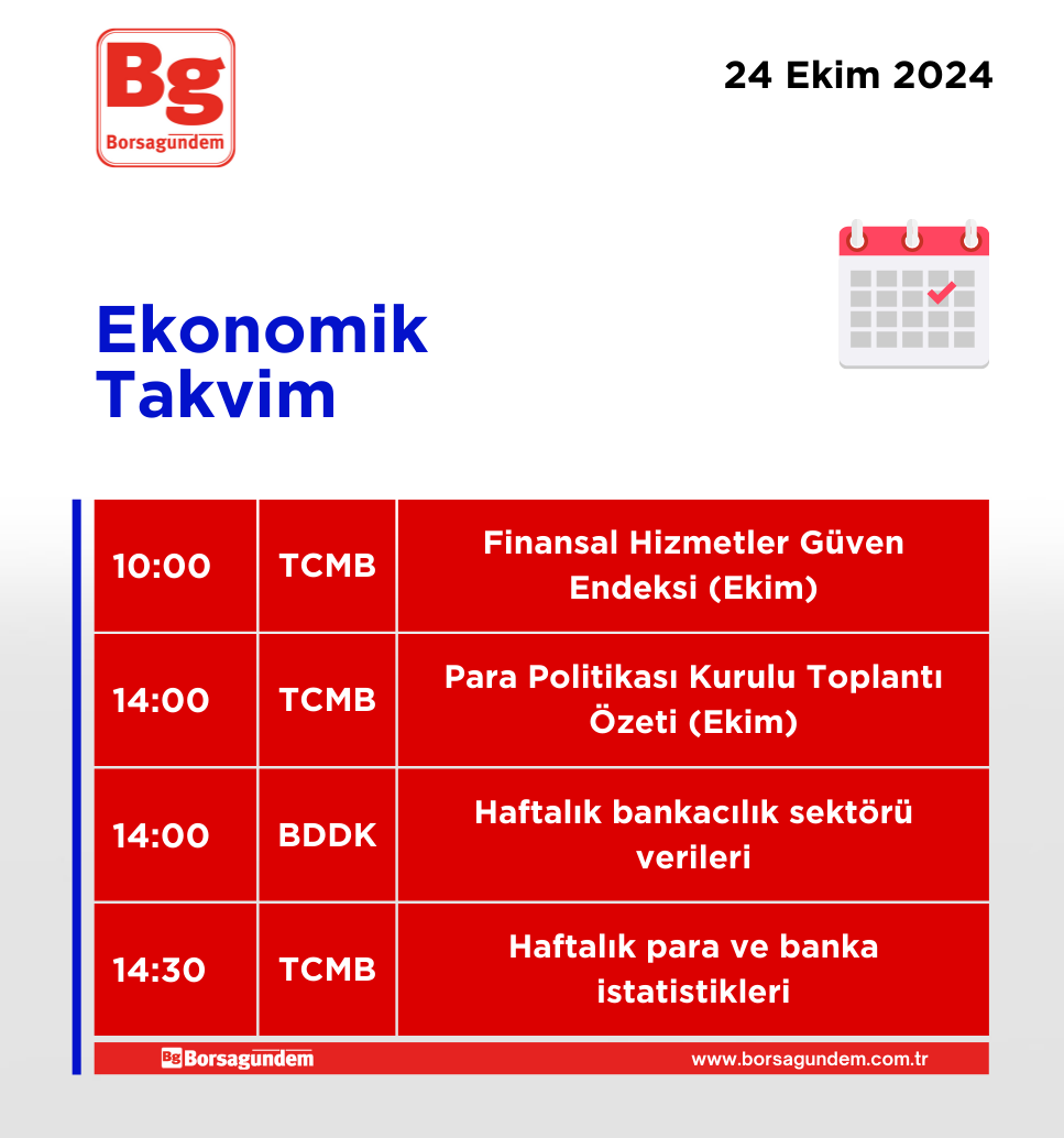 Ekonomik Takvim 24102024