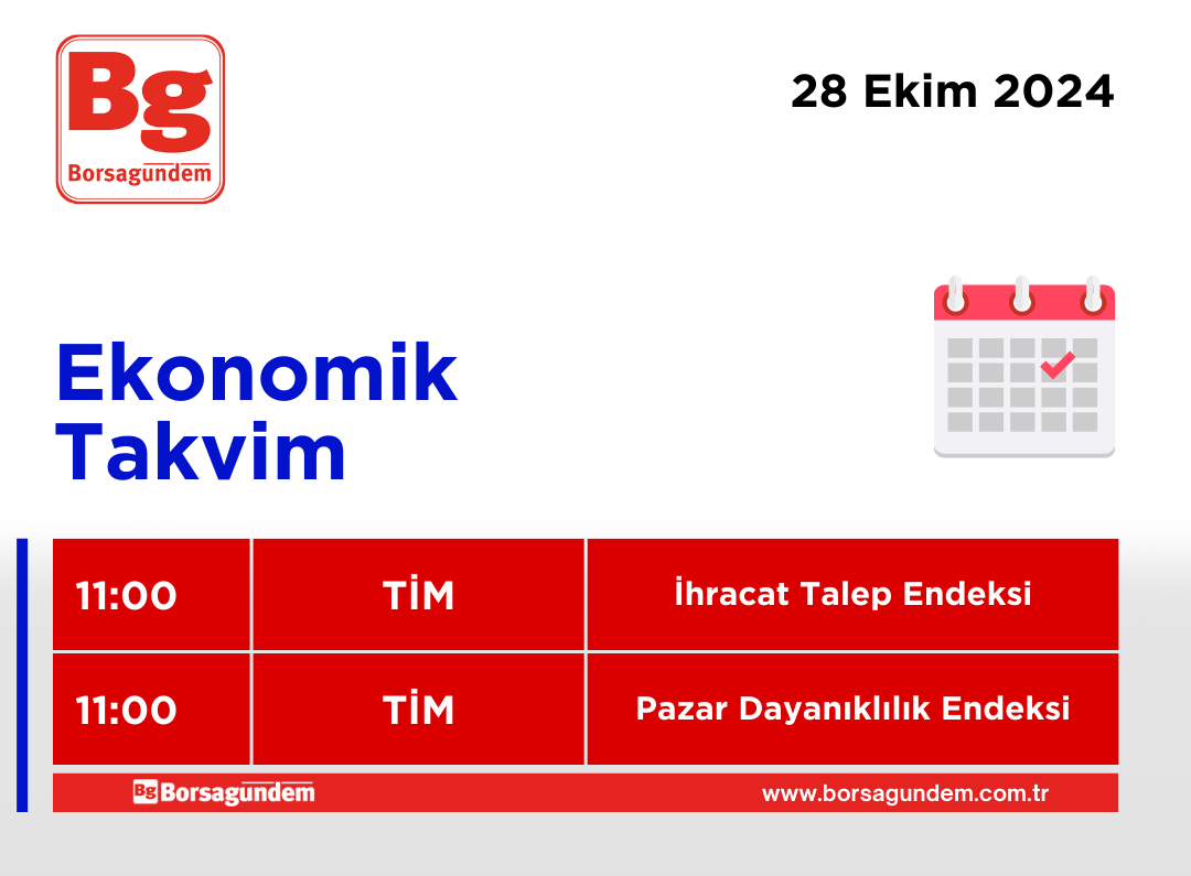 Ekonomik Takvim 28102024