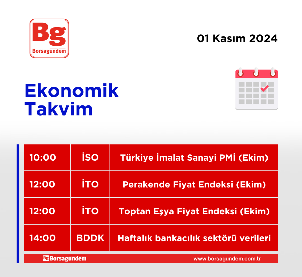 Ekonomik Takvim 01112024