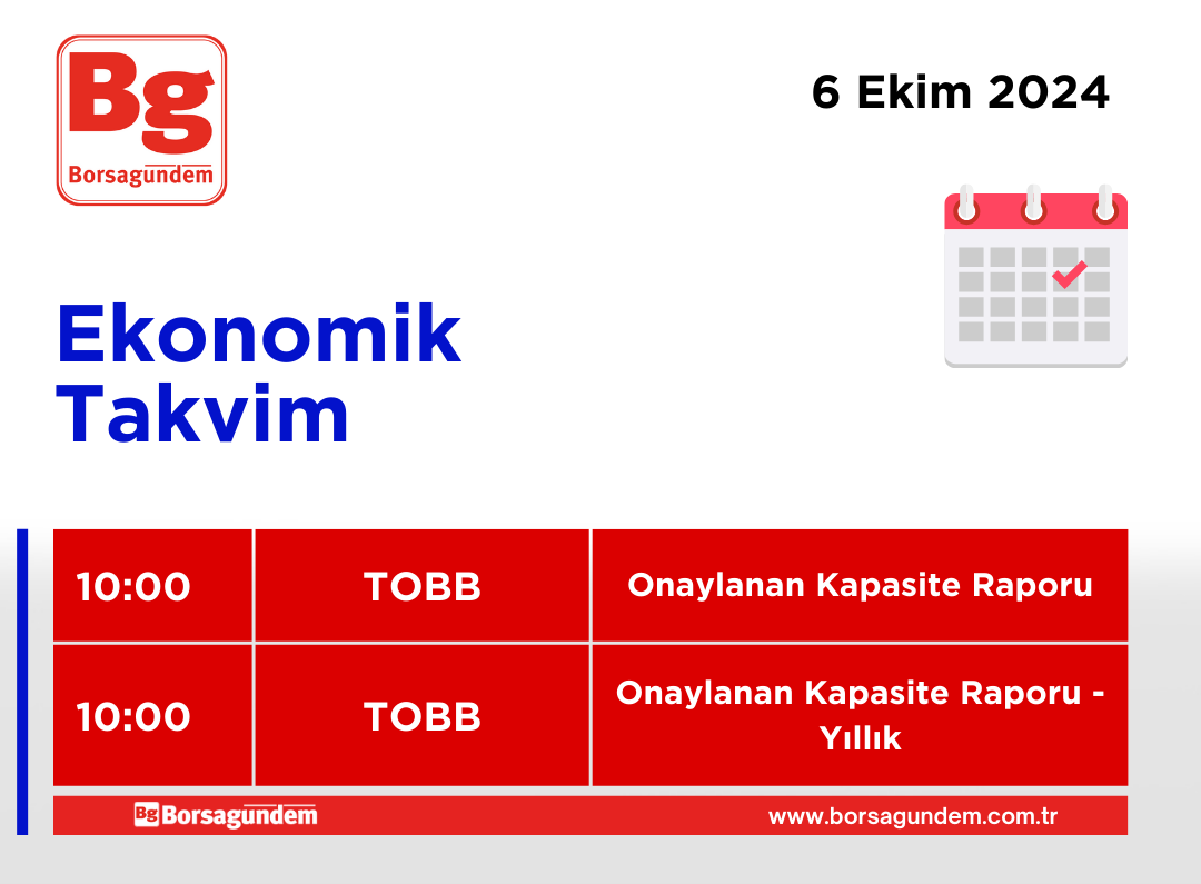 Ekonomik Takvim 06112024