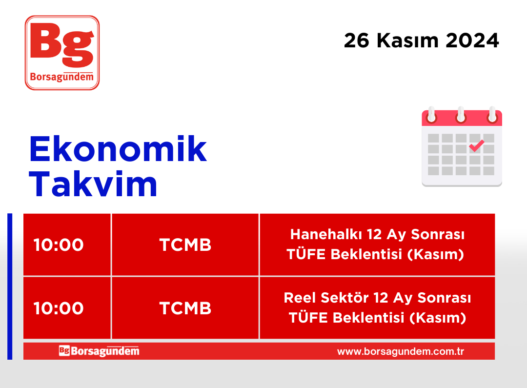 Ekonomik Takvim 26112024