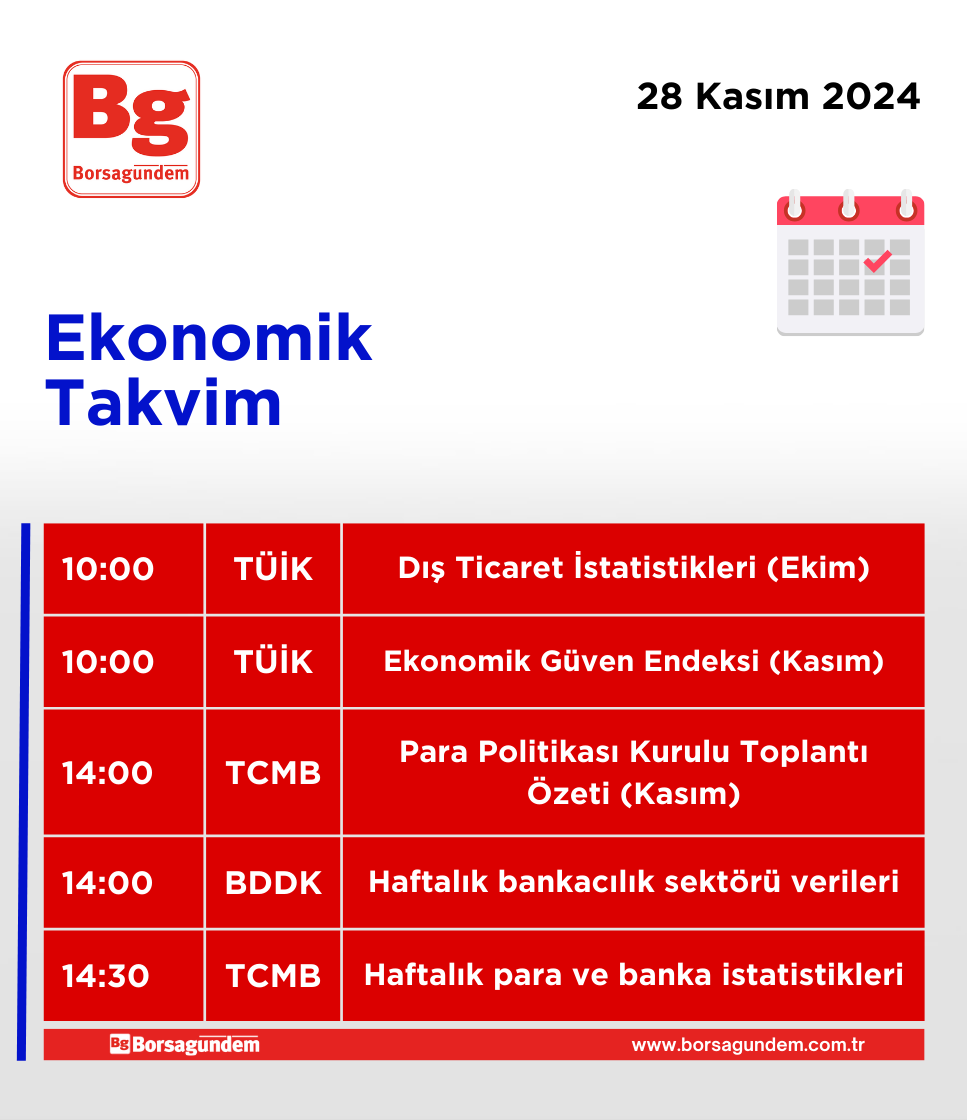 Ekonomik Takvim 28112024