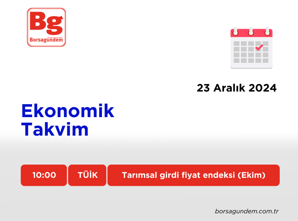 Ekonomi Takvimi 23122024