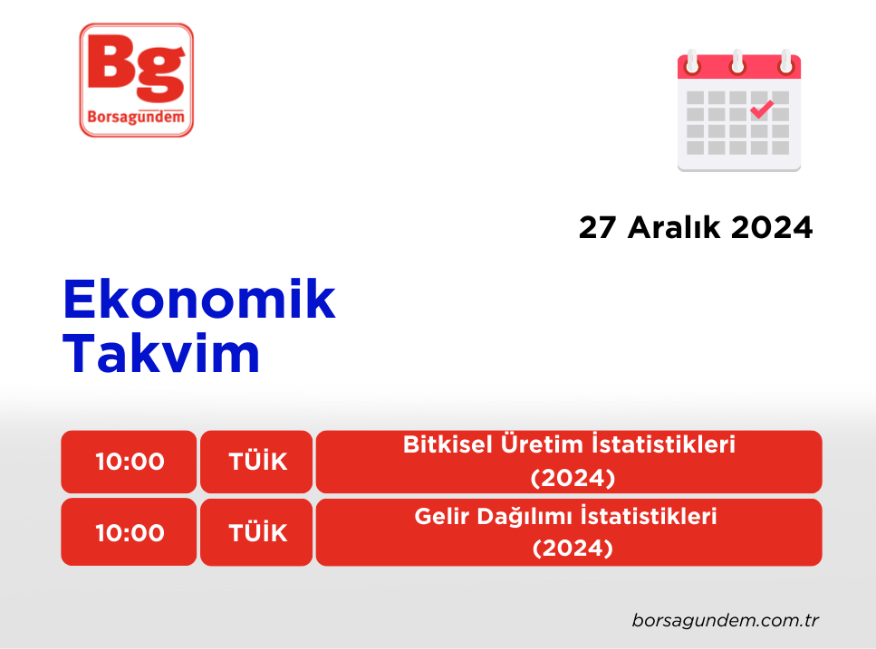 Ekonomi Takvimi 27122024