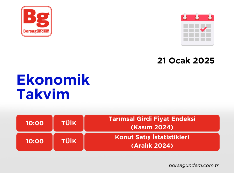 Ekonomi Takvimi 21012025