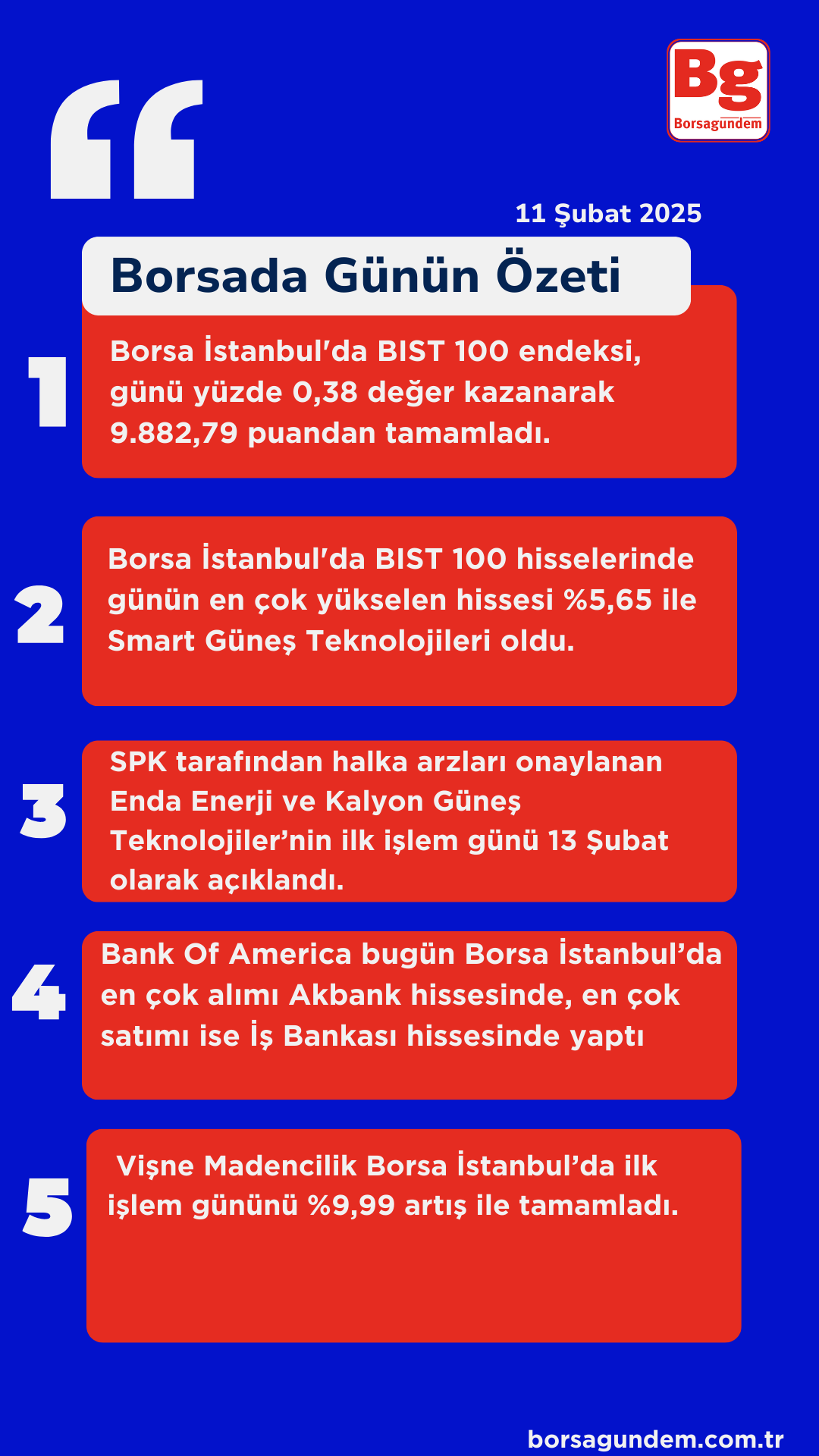 Borsada Günün Özeti̇ (10)