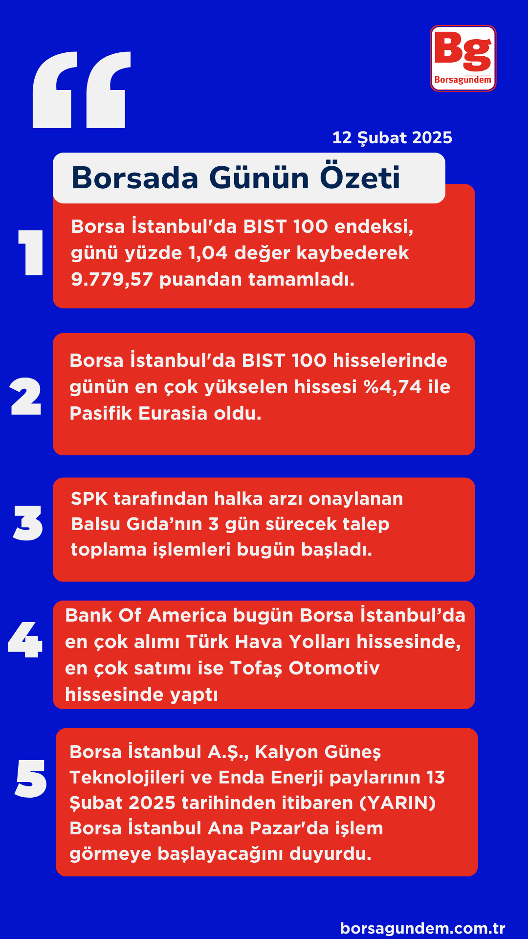 Borsada Günün Özeti̇ (11)