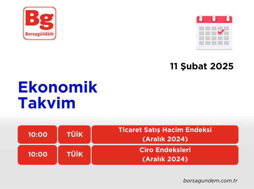 Ekonomi Takvimi 11022025