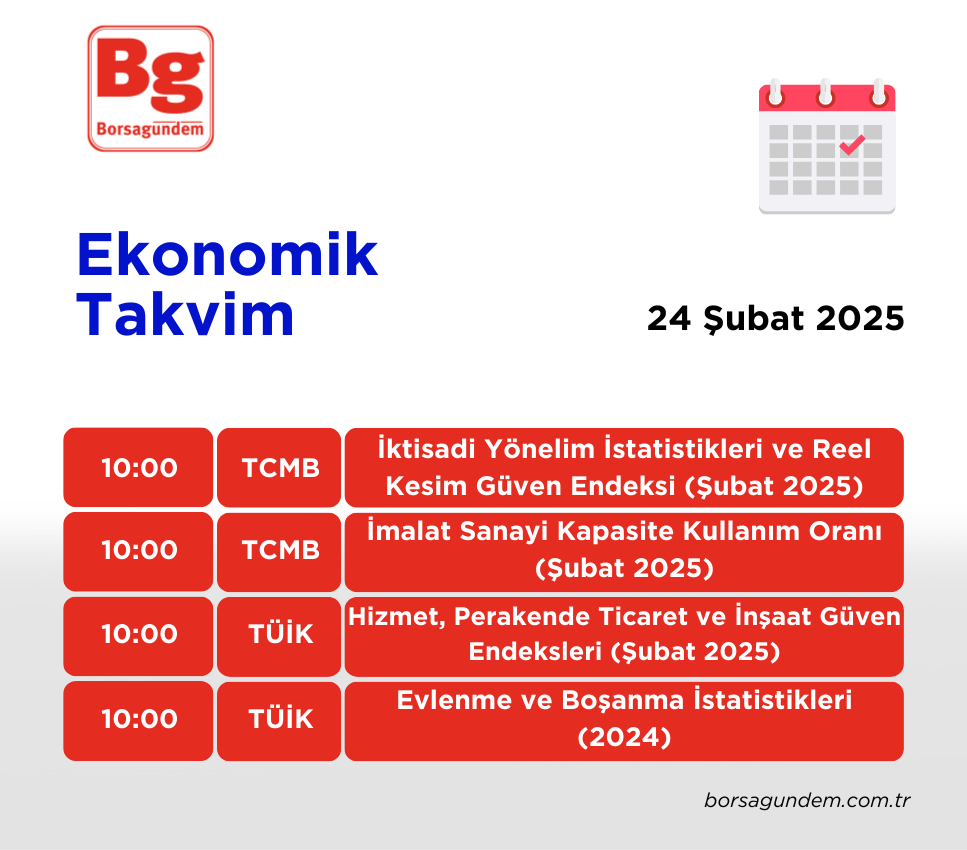 Ekonomi Takvimi 24022025