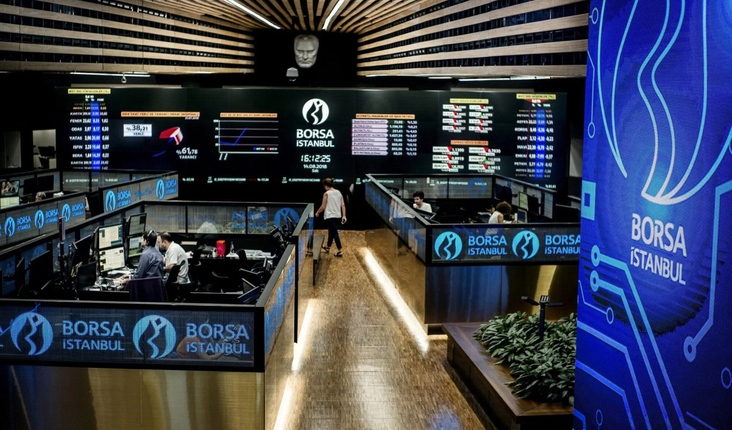 Borsa İstanbul haftanın ilk işlem gününü düşüşle tamamladı