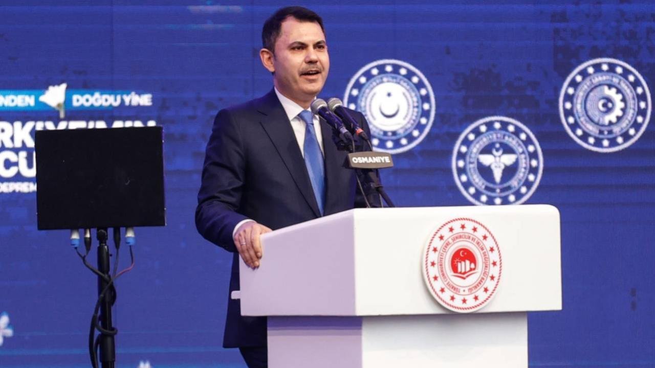 Bakan Murat Kurum: "Bu projeye yüzyılın konut projesi diyoruz"