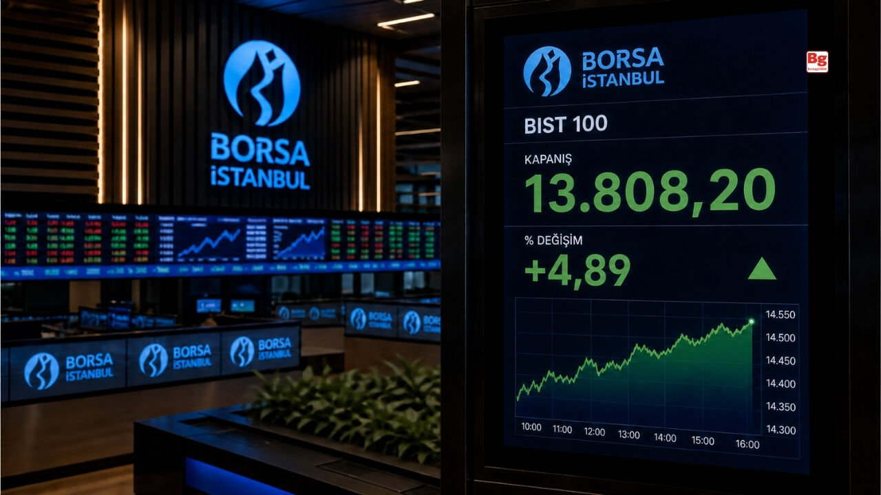 Borsa İstanbul haftanın son işlem gününü %4,89 yükselişle tamamladı