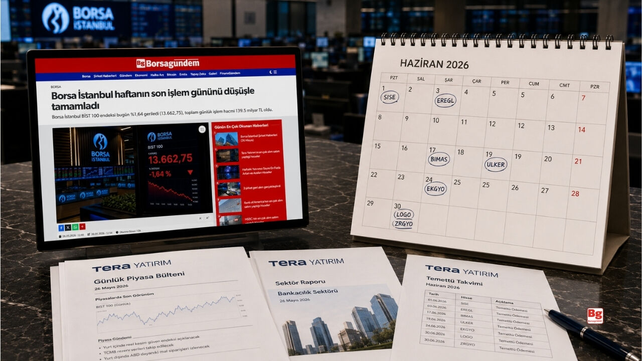 Borsa İstanbul Haziran 2026 Nakit Temettü Takvimi