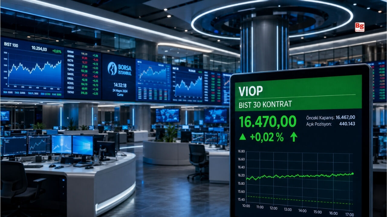 VİOP’ta endeks kontratı güne yatay başladı