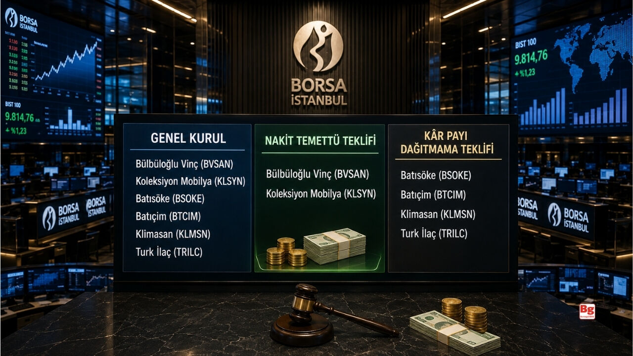 Bugün 6 şirketin kâr payı teklifi genel kurulda görüşülecek