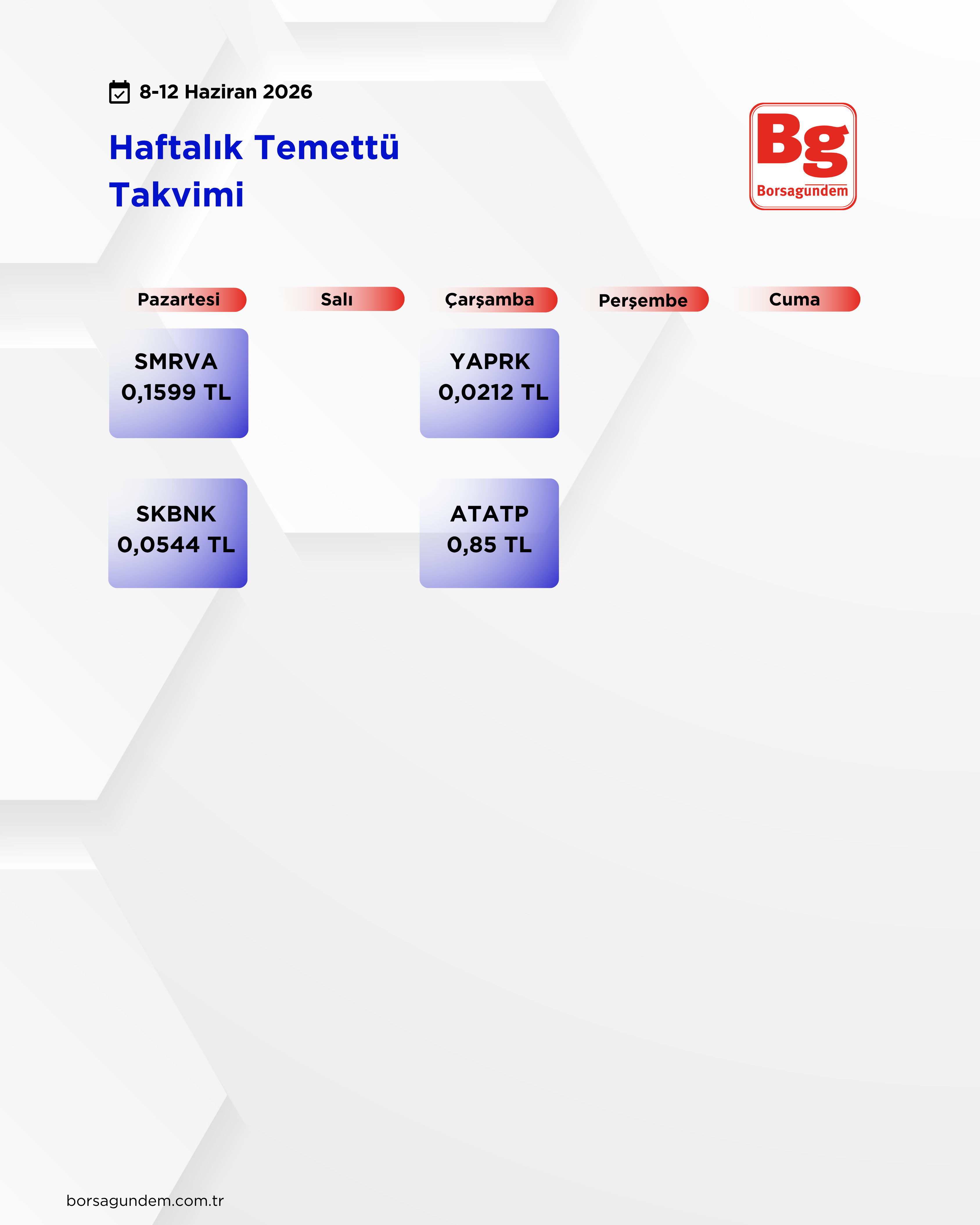 Haftalik Temettüü