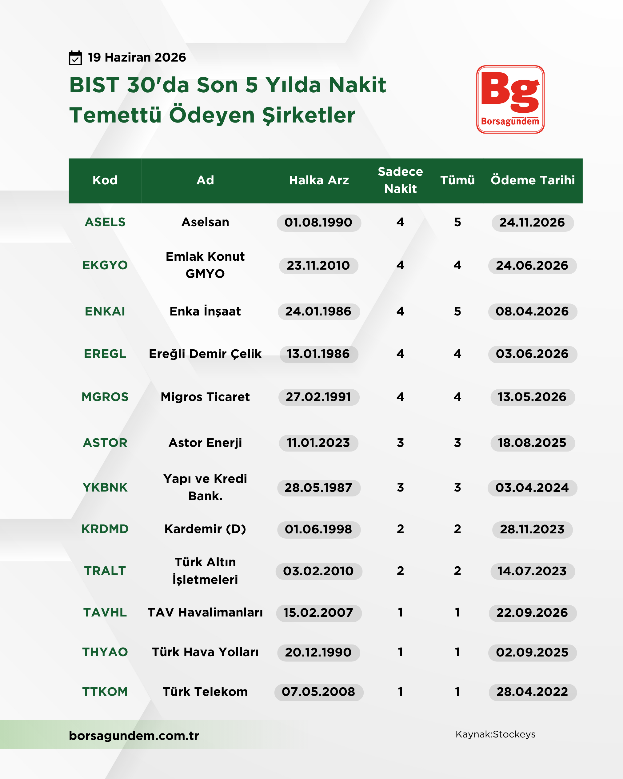 Nakit Temettü (2)