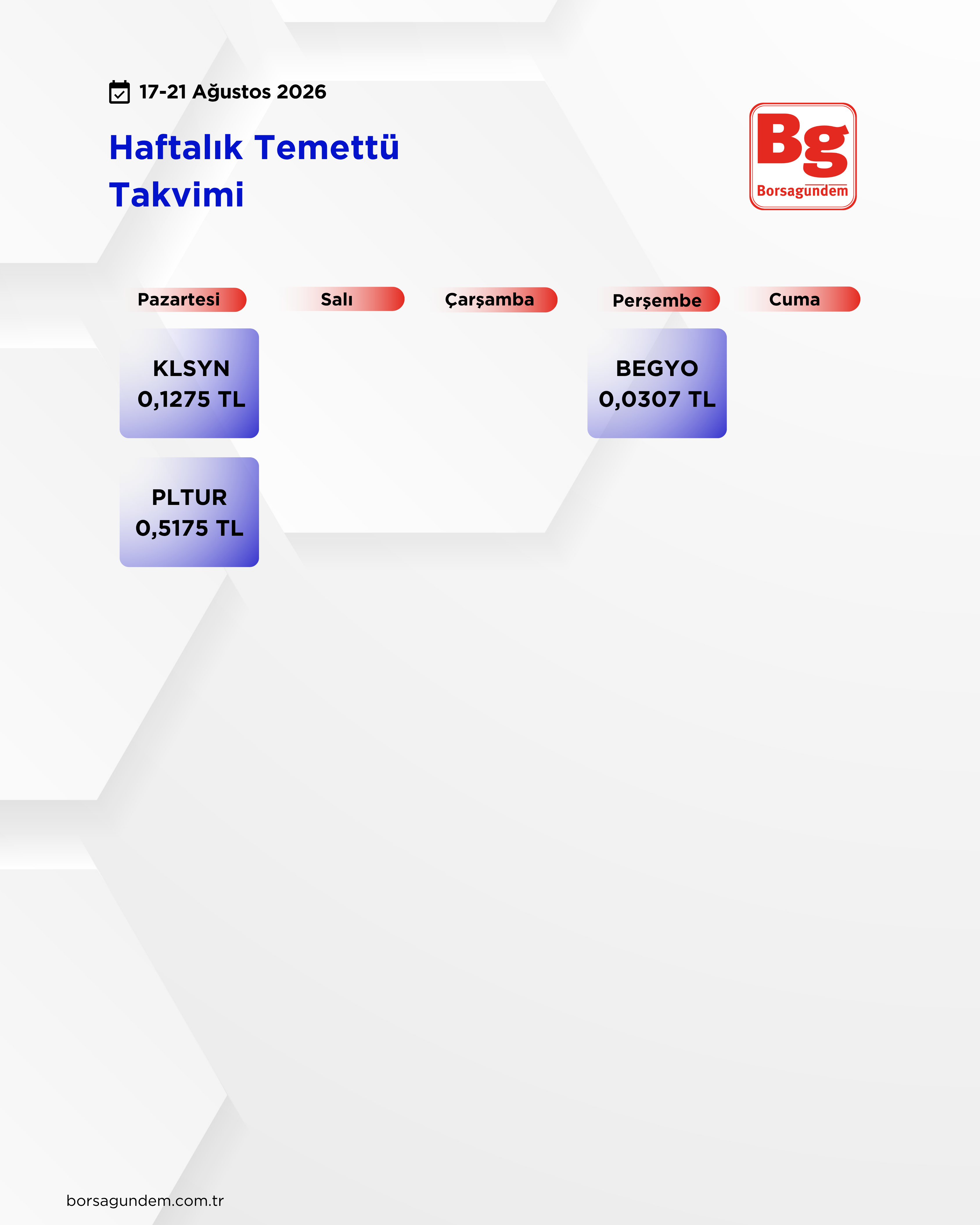 Haftalik Temettü-5