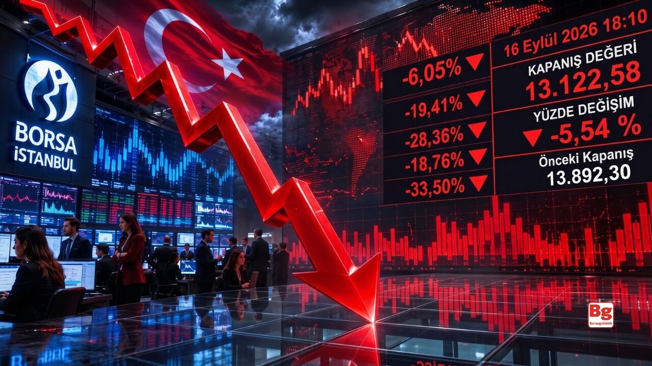 Borsa İstanbul ve VİOP normal seansı günü sert düşüşle tamamladı