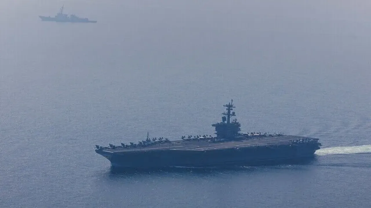 USS Abraham Lincoln uçak gemisi, ABD'ye geri döndü!