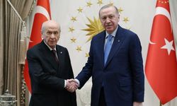 Erdoğan ve Bahçeli, Cumhurbaşkanlığı Külliyesi'nde bir araya geldi!
