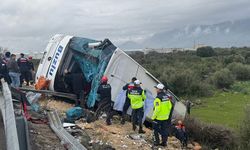 Antalya’da devrilen otobüsteki 8 kişi hayatını kaybetti