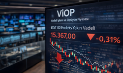 VİOP'ta endeks kontratı güne düşüşle başladı