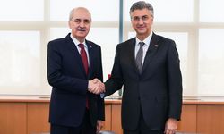 TBMM Başkanı Kurtulmuş Hırvatistan Başbakanı ile bir araya geldi