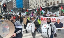 İsveç'te İsrail aleyhine protestolar yapılıyor!