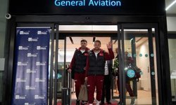 Dünya Kupası biletini alan A Milli takım yurda döndü