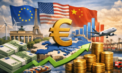 Avro Bölgesi şubatta 11,5 milyar avro dış ticaret fazlası verdi