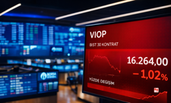 VİOP'ta endeks kontratı güne düşüşle başladı