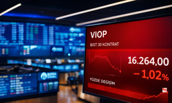 VİOP'ta endeks kontratı güne düşüşle başladı