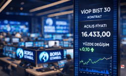 VİOP'ta endeks kontratı güne yükselişle başladı