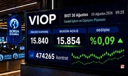 VİOP'ta endeks kontratı güne yatay başladı