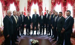 Erdoğan, Süper Lig kulüp başkanları ile Dolmabahçe'de görüştü