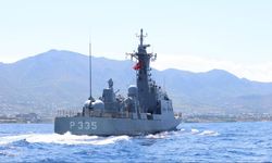 TCG Işın alabora olan geminin enkazı için tarama yapıyor