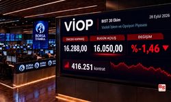 VİOP'ta endeks kontratı haftaya düşüşle başladı