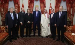 Erdoğan, Türkiye'ye gelen bazı ülkelerin dışişleri bakanlarını ağırladı