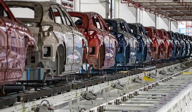 Otomotiv üretimi Haziran'da yıllık %7,8 arttı