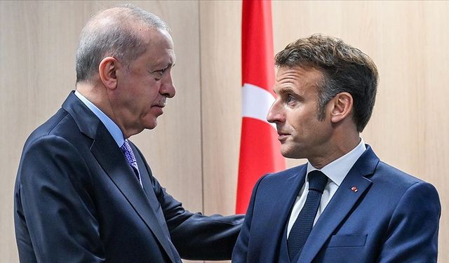 Erdoğan’dan Macron’a Filistin tebriği