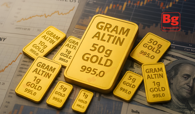Altının gramı, 5 bin 418 liradan işlem görüyor