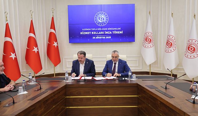 Kamu Toplu Sözleşmesi'nde 11 hizmet kolunda anlaşma sağlandı