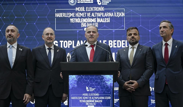 5G ihalesinde teklifler toplamı 3 milyar 534 milyon dolar