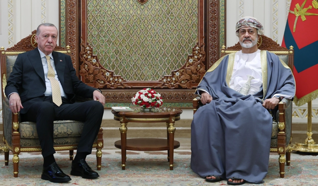 Cumhurbaşkanı Erdoğan, Umman Sultanı Heysem bin Tarık ile görüştü