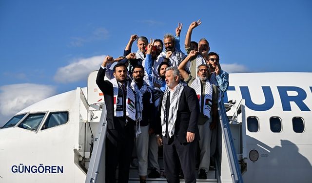 Sumud Filosu Aktivistleri Türkiye’de