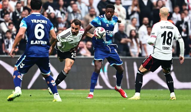 Beşiktaş ve Samsunspor sahadan beraberlikle ayrıldı