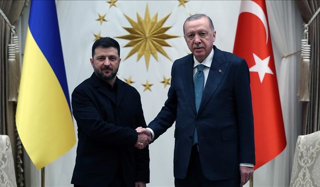 Cumhurbaşkanı Erdoğan, Zelenskiy ile bir araya geldi